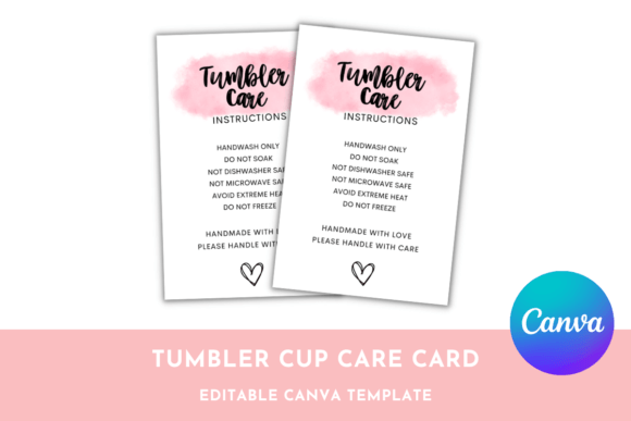 Download Printable Cup Care Card Template - Care Collection