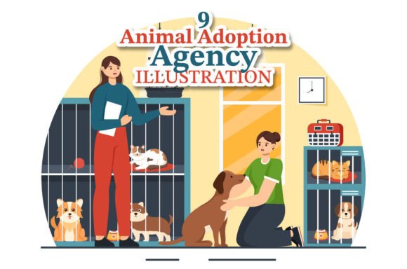 Download 9 Animal Adoption Agency Illustration - Agency Collection