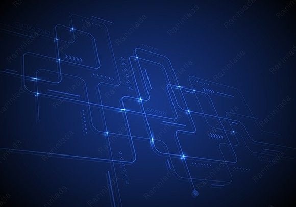 Download Abstract Technology Blue Circuit Board - Technology Collection