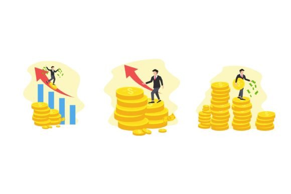Download Finance Money Agency Flat Bundle Design - Agency Collection