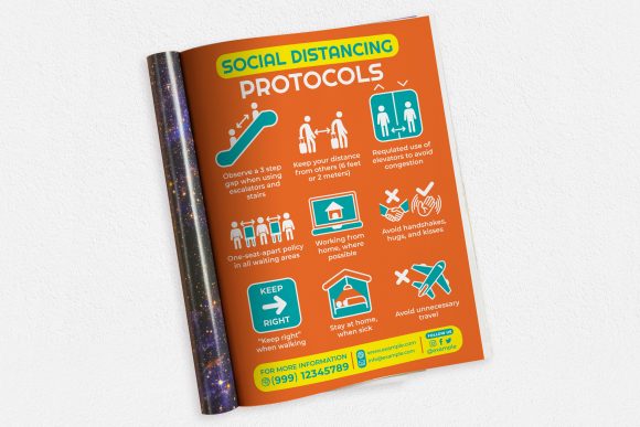 Download Social Distancing Protocols Ads Magazine - Premium Resources