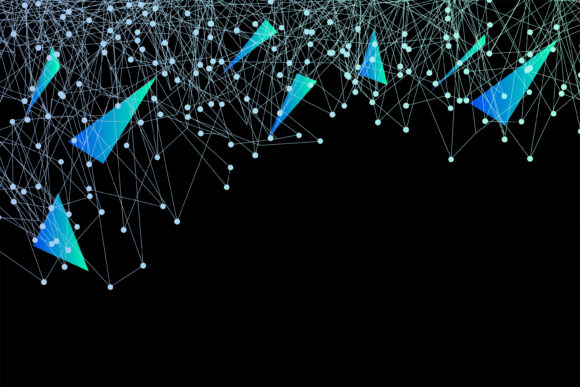 Download Connected Lines with Dots Technology - Premium Resources