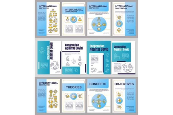 Download Global Cooperation Brochure Template Set - Global Collection