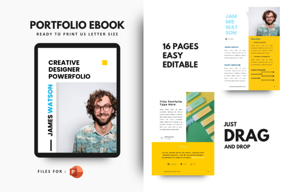 Download Pro Graphic Designer Portfolio Powerpoint - Powerpoint Collection